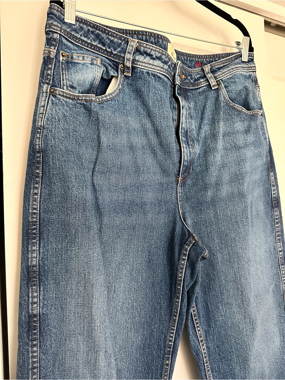 Sezane Le Crop in Denim Blue - Picture 2 of 5